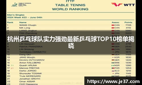 杭州乒乓球队实力强劲最新乒乓球TOP10榜单揭晓